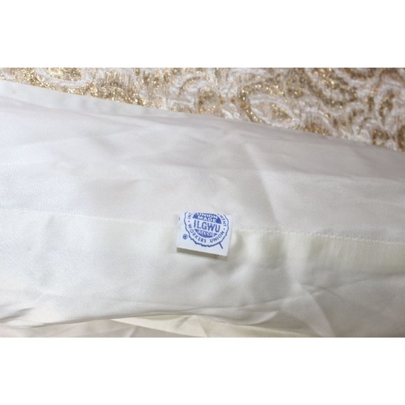 *Vintage Cotton Button Down Lined Embroidered Long Coat Size 10 - Picture 16 of 16